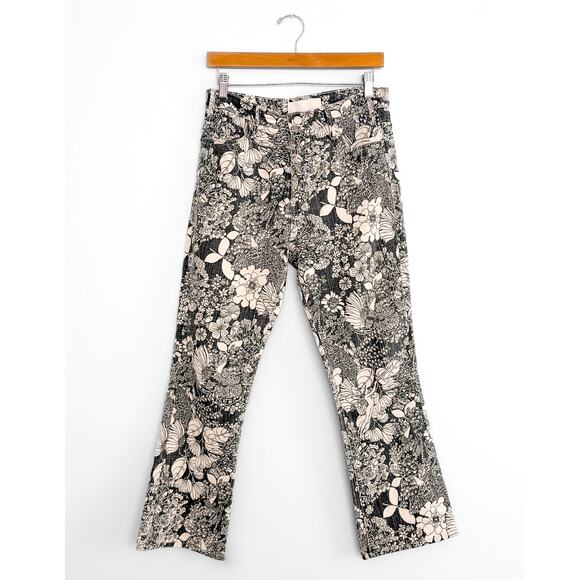 MOTHER Hustler Ankle Jeans in Devil May Care French Fairy Tale Print 28 - Picture 2 of 16